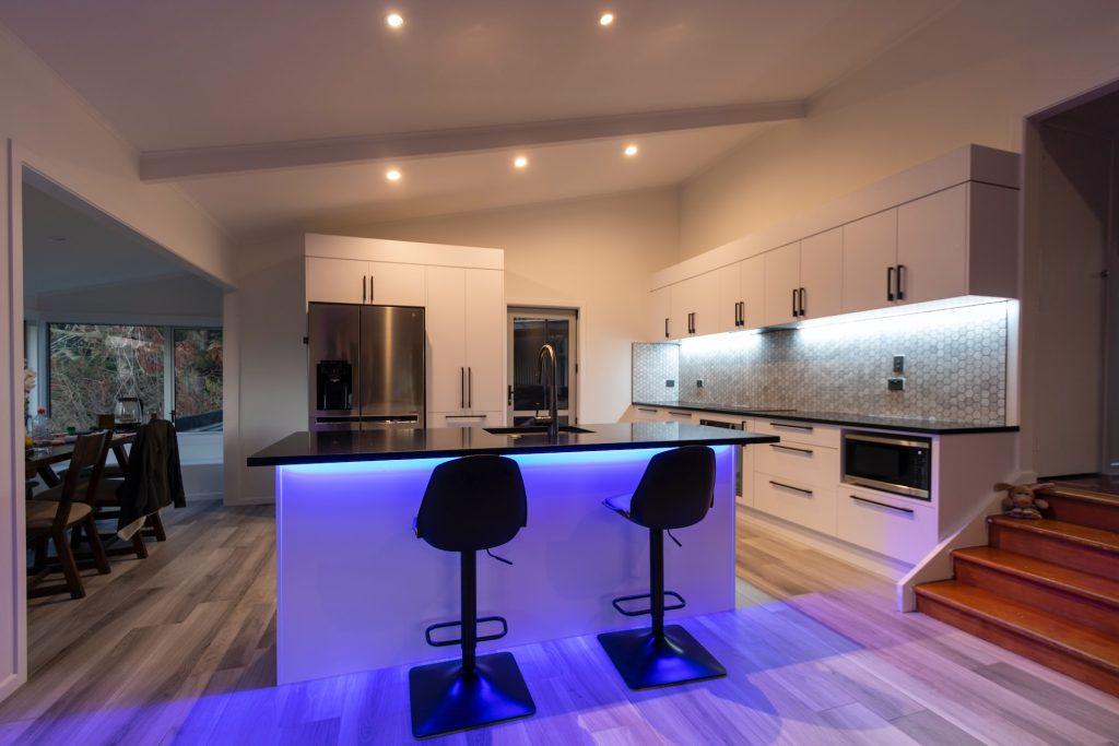 strip lighting in a house